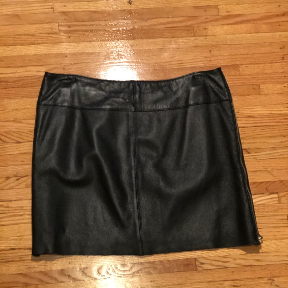 Leather skirt